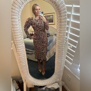 Zara puff sleeve dress